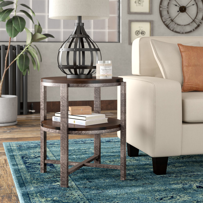 Maravilla Solid Wood Top End Table