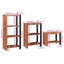 Bookshelf Solid Acacia Wood Modern Home Library Unit Bookshelves-430363009