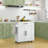Sicilee Kitchen Cart with Manufactured Wood Top-1104807366