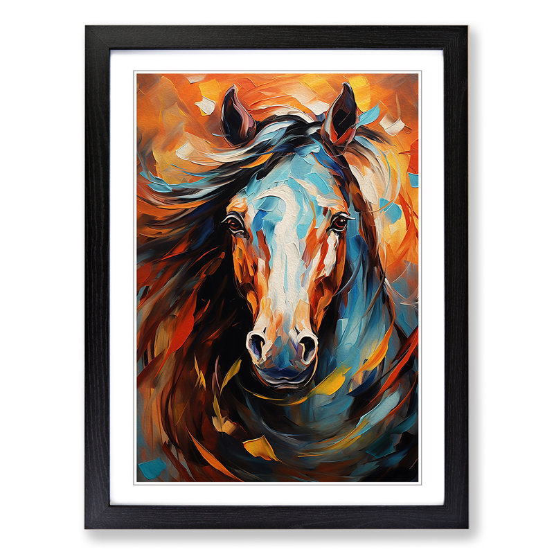 Horse Expressionism No.2 - Framed Print