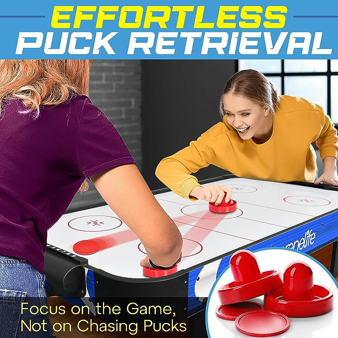 SereneLife 40'' 2 -Player MDF Push/Nok Hockey with Manual Scoreboard
