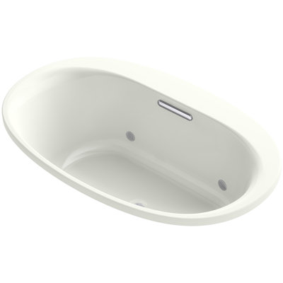 Underscore Oval Drop-in VibrAcoustic Bath with Bask Heated Surface and Chromatherapy
