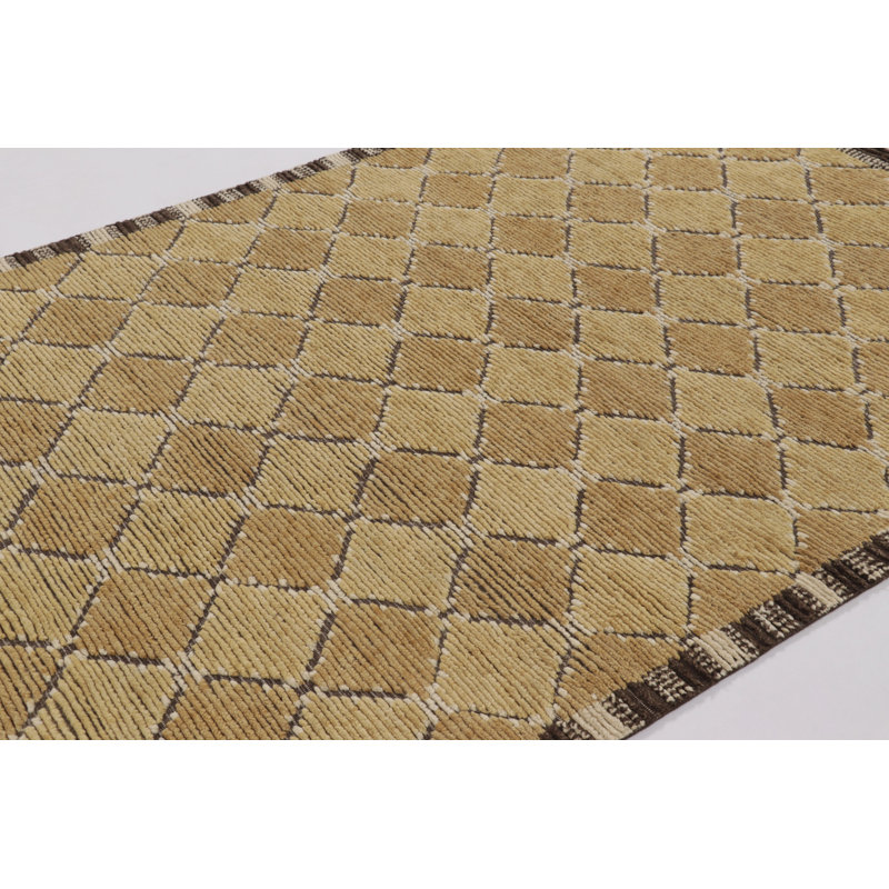 Art Deco One-of-a-Kind 9'0X12'0 Hand Knotted Area Rug