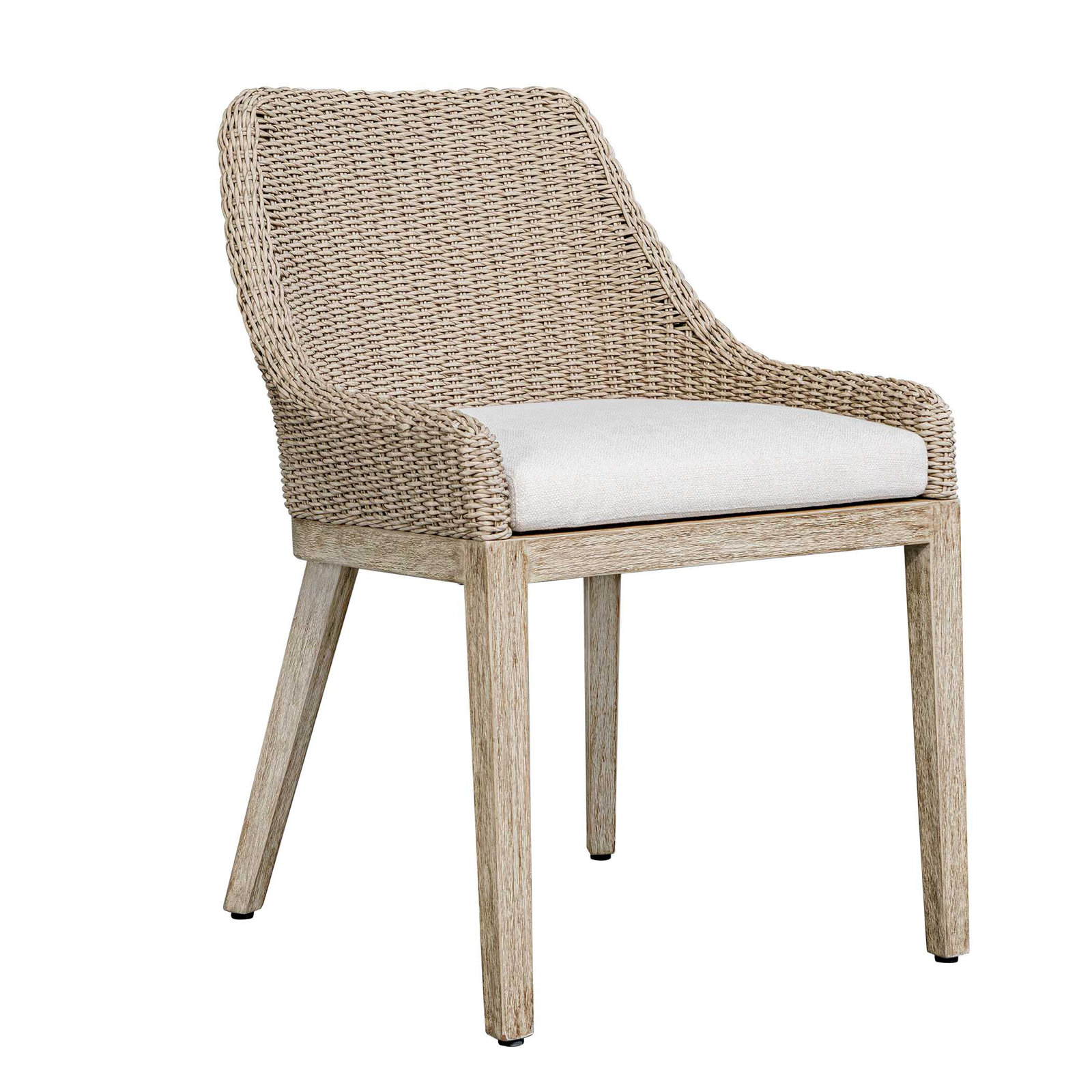 Mahogany Patio Side Chair