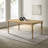 Jahnya 6-Piece Dining Table With 4 Cross Back Dining Chairs And Bench, Light Oak Finish