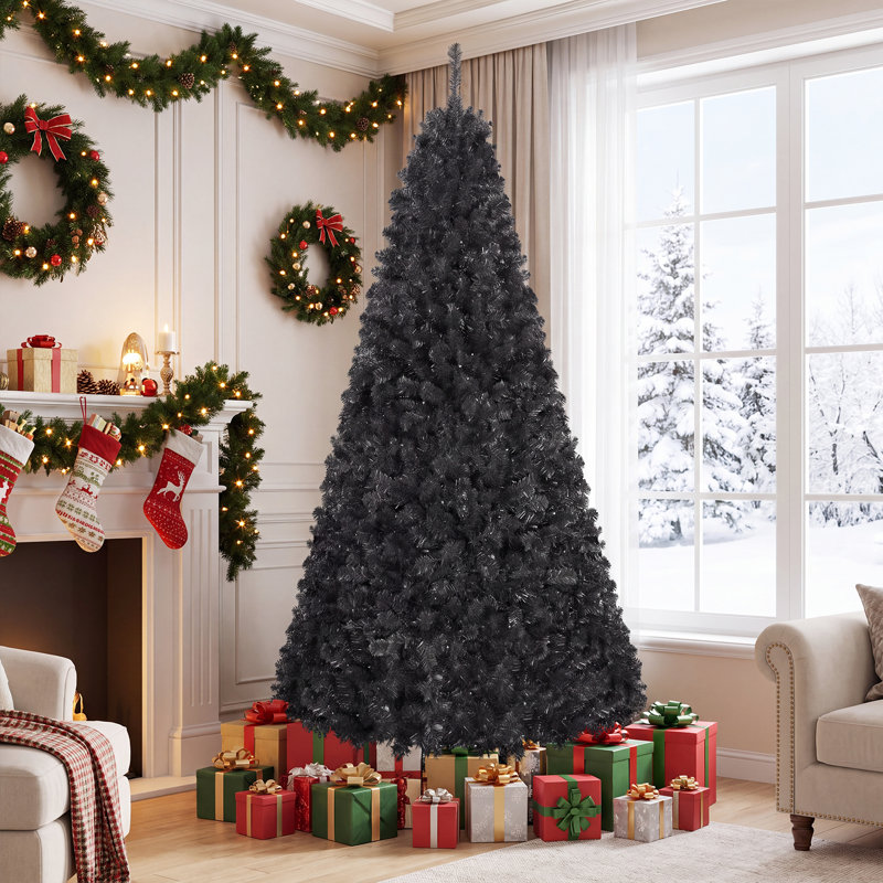 Lighted Artificial Pine Christmas Tree, 7' H