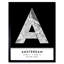 Amsterdam City Map Amsterdam Black & White 1 Piece Single Picture Frame Wall Art