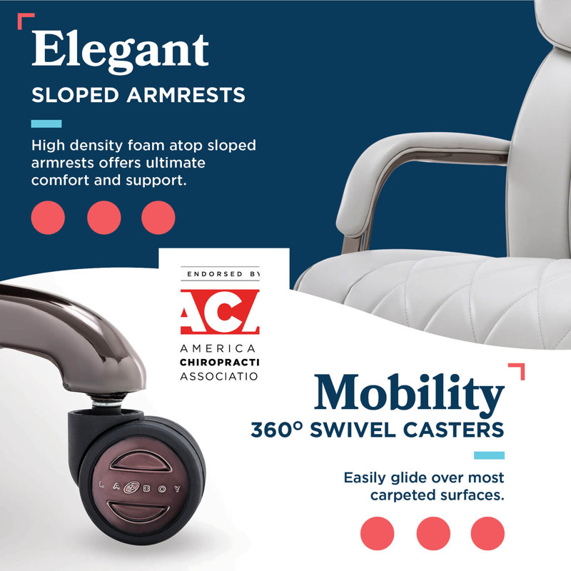 Symphony Swivel Executive Chair, Gray, Graphite