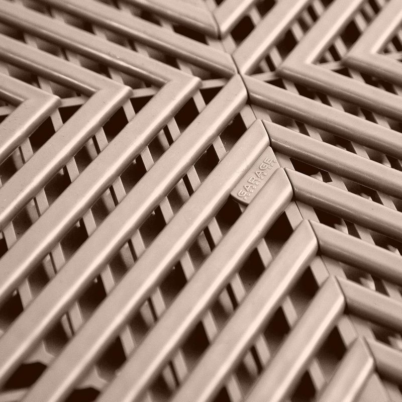 Carreau de plancher pour garage ventilé 12 "x 12" Nitro Mat, Sable du Sahara