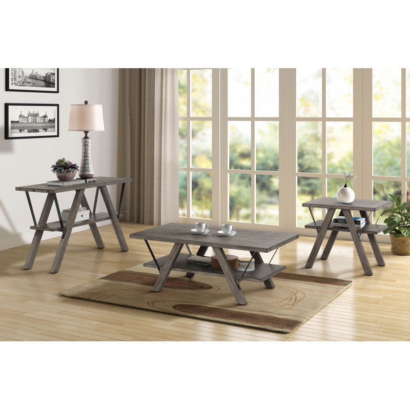 Table basse avec tréteaux Busse