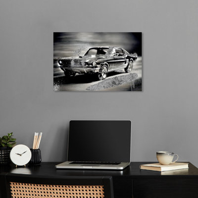 "Rock and Roll Ride II", reproduction d'art moderne sur toile par Notoriart