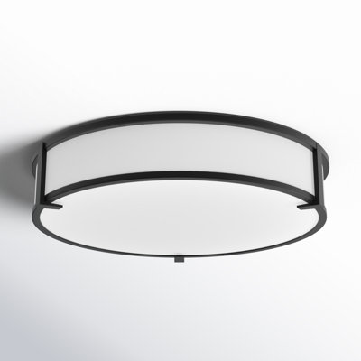 Romona 4 Light Glass Flush Mount