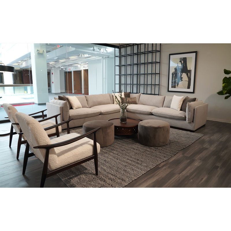 Litherland Leather L-Shaped Sectional Symmetrical
