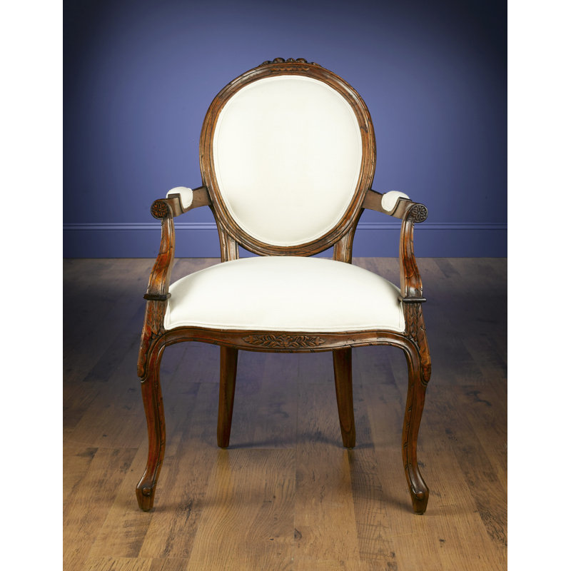 Wood Upholstered Dining Chair, Walnut
