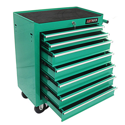 Chariot à outils multifonctionnel à 7 tiroirs avec roulettes, petite armoire et armoire d'entrée