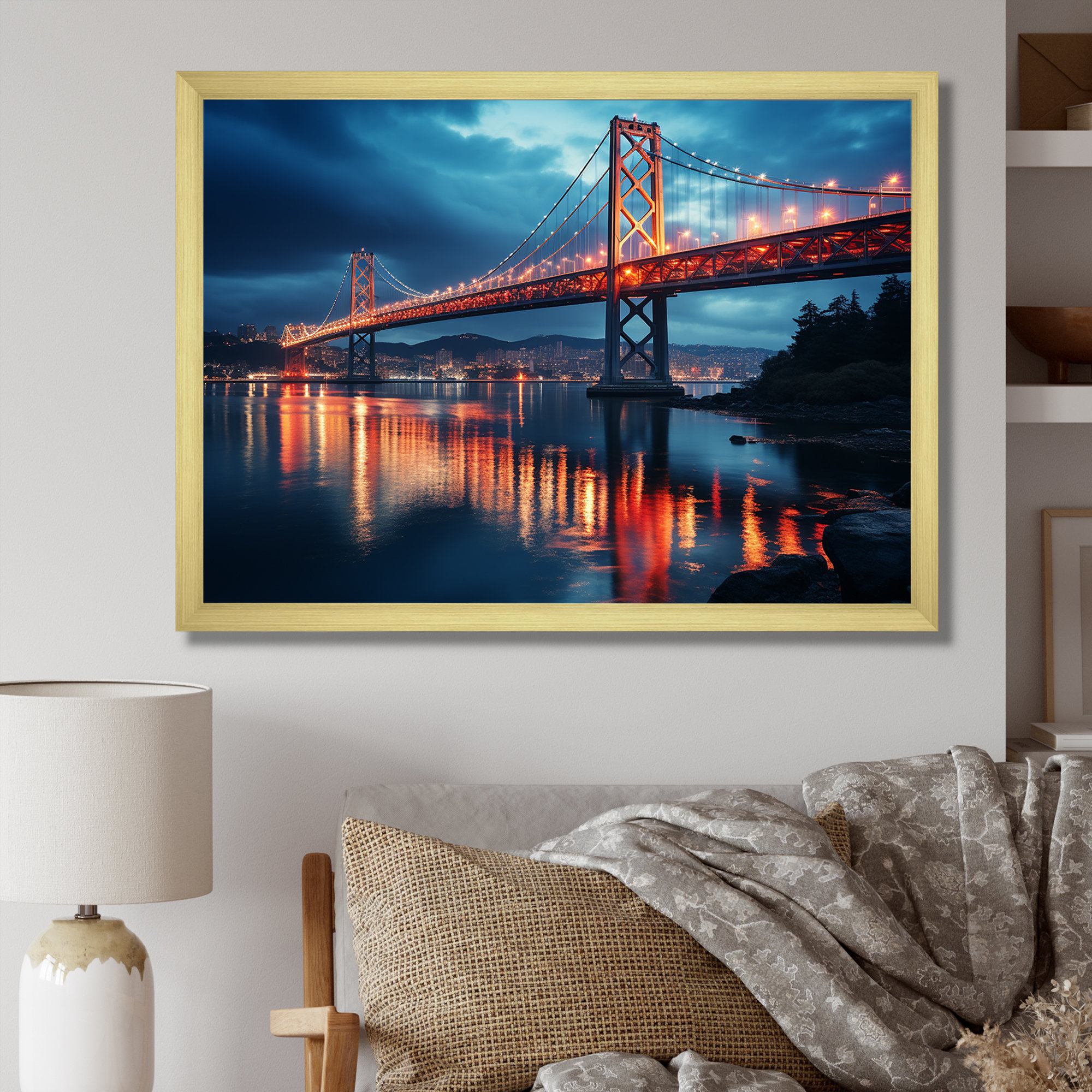Winston Porter Panoramic Bridge Sunrise I - Bridges Wall Art - Wayfair ...