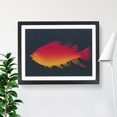 XH1022-2294X Contemporary Fish - Single Picture Frame Print