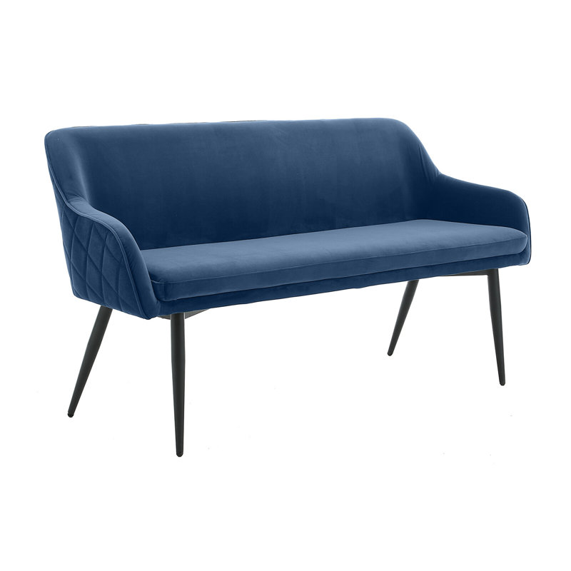 Bahtiyar Upholstered Bench, Blue