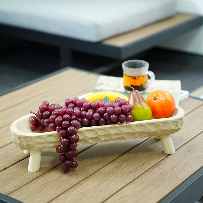 Assiette décorative en bois Breonte