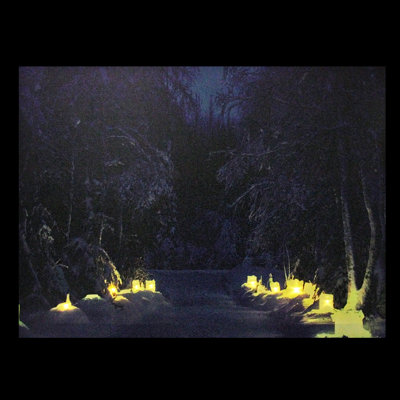 Art mural en toile 15,75 po