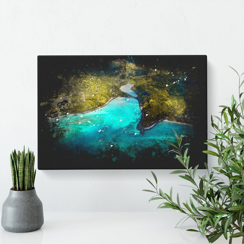 Maconde Point Baie Du Cap in Mauritius - Wrapped Canvas Graphic Art, 35cm H x 50cm W x 3cm D