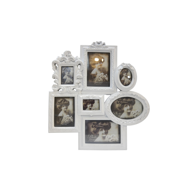 Ornate Picture Frame, White