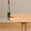 Table basse 100% chêne massif pour salon - tablettes doubles en forme de H renforcées et peu encombrantes