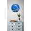 Horloge murale Striking Moonlit Ocean Waves, Dynamic Night Sea Art - décoration en verre trempé, idée de cadeau unique-370251403-370251402