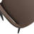 Newsom Modern Curved Open-Back Upholstered Dining Chair with Sturdy Iron Metal Legs, Heavy-Duty 440 lb. Weight Capacity - Perfect for Dining Room, Kitchen, or Vanity-30999661-30984024