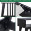 Base de lit plateforme en bois massif Kaylin et table de chevet assortie, style scandinave rustique, capacité de 800 lb, sans sommier, facile à assembler-24253689-24253636