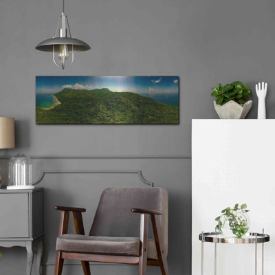 Luxe Metal Art 'Seychelles -Inside Siloutte Island " Seychelles -Inside Siloutte Island " by AKG