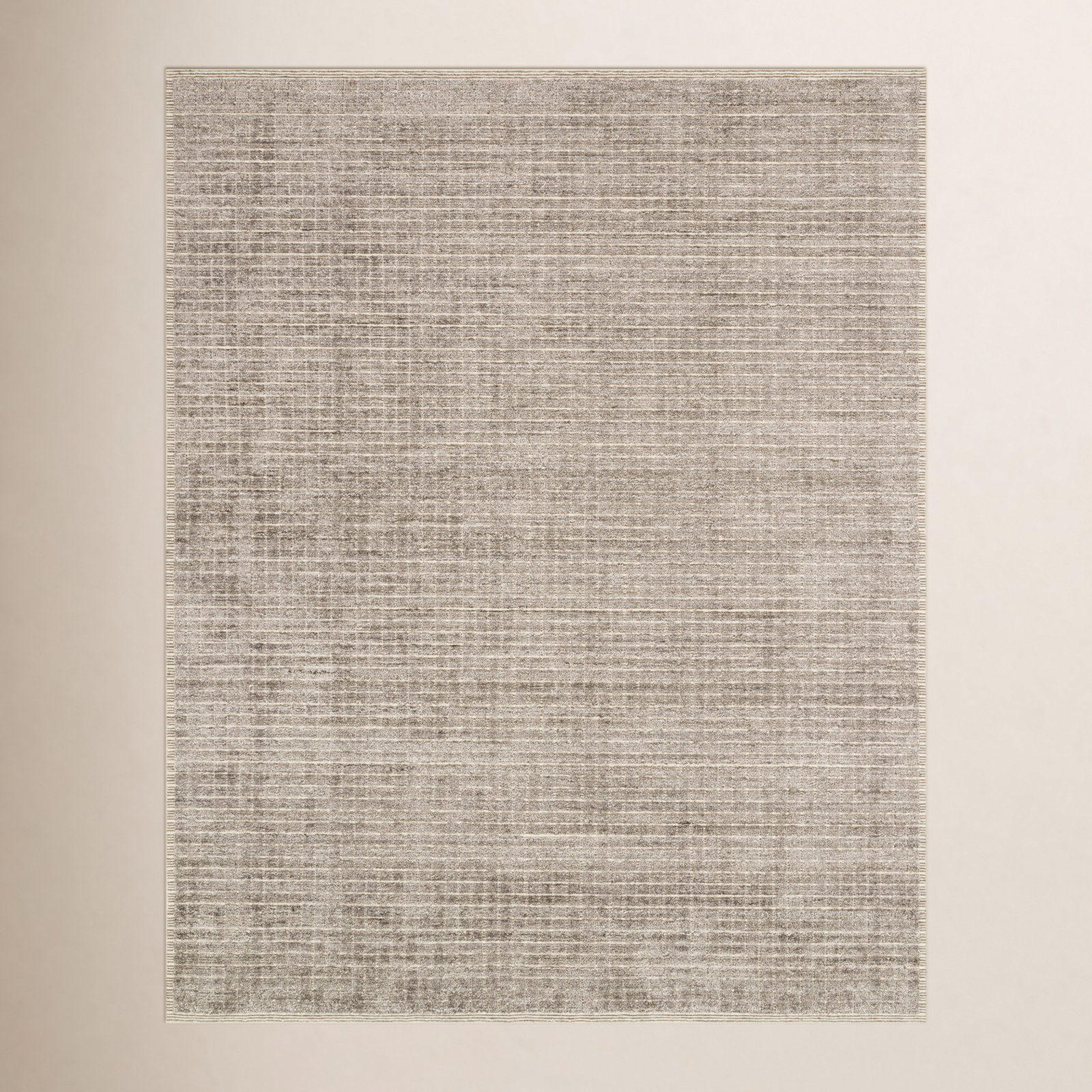 Shenade Stone Hand-Loomed Geometric Rug, Rectangle 7'9" x 9'9"