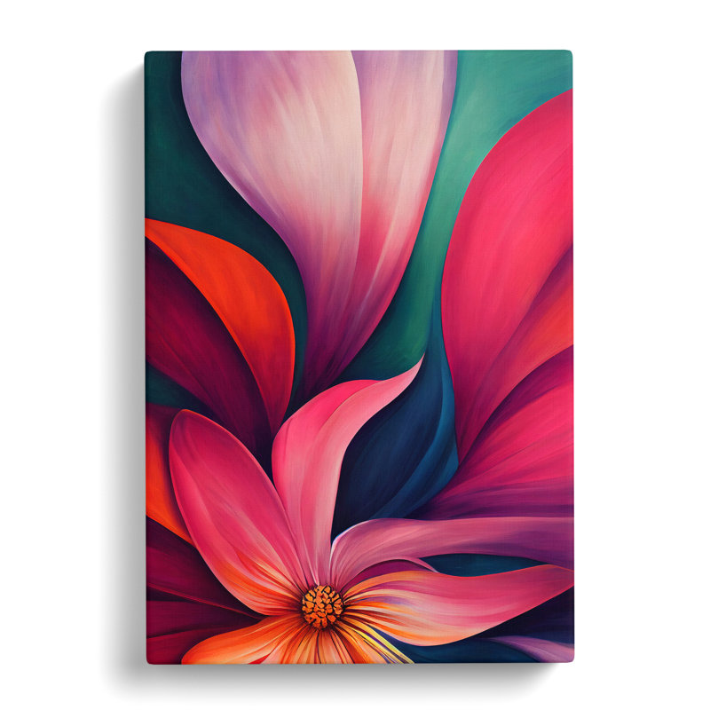 Many Shining Flowers - Wrapped Canvas, 60cm H x 40cm W x 3cm D