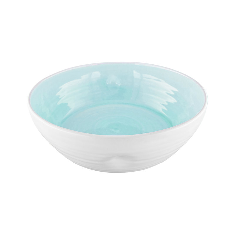 Bol de service en grès Canvas Home, Aqua
