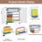 31.6'' x 15.8'' Crafting Storage Cabinet with Wheels