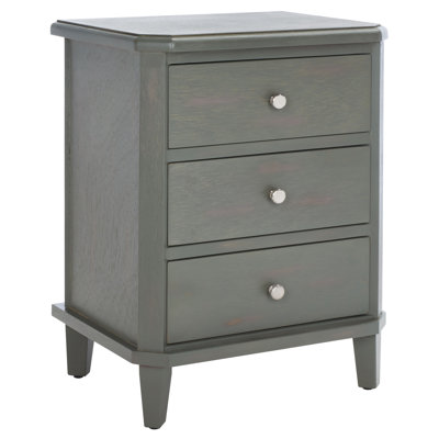 Applonia Solid Wood 3 - Drawer End Table