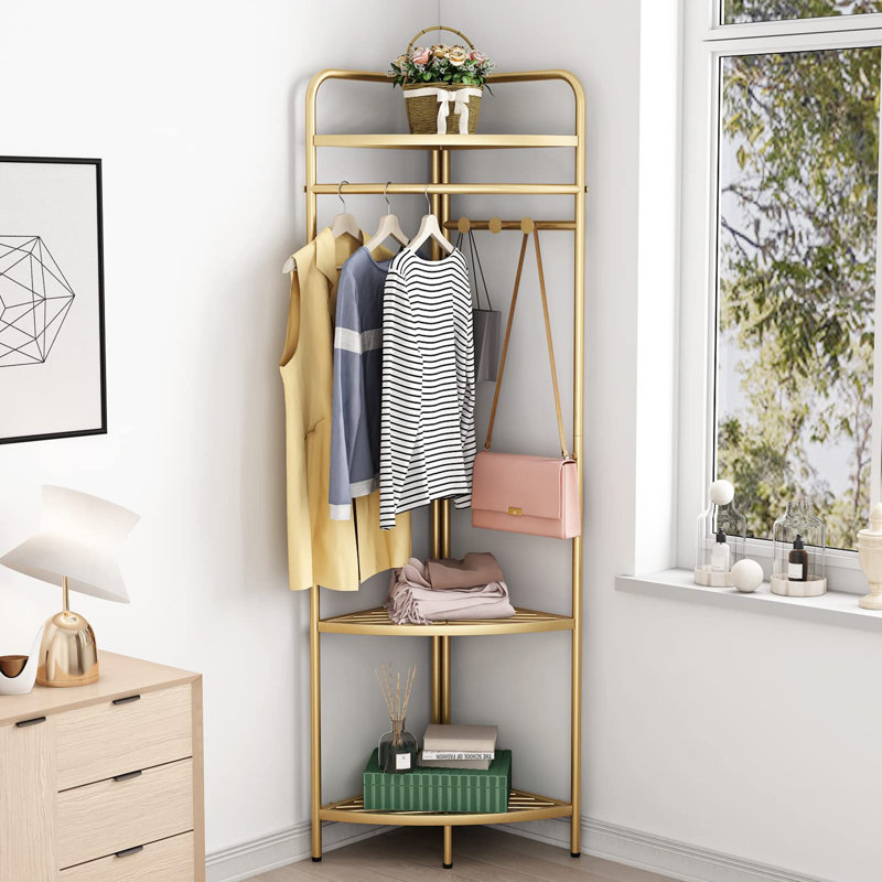 Extension 1'' Metal Adjustable Coat Rack