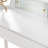Corner Makeup Vanity Table With LED Mirror And Stool