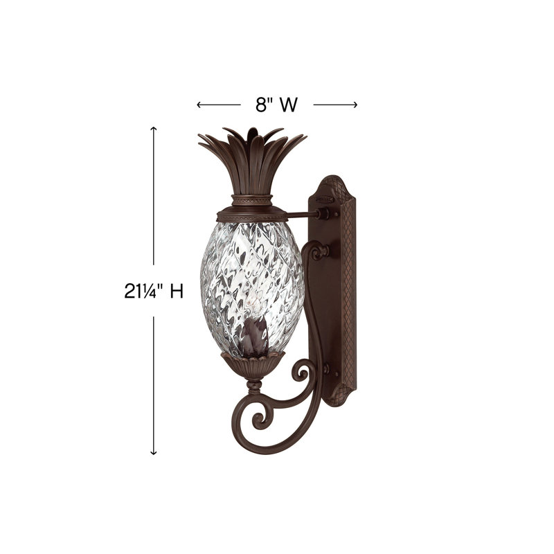Plantation 1 Light Wall Lantern