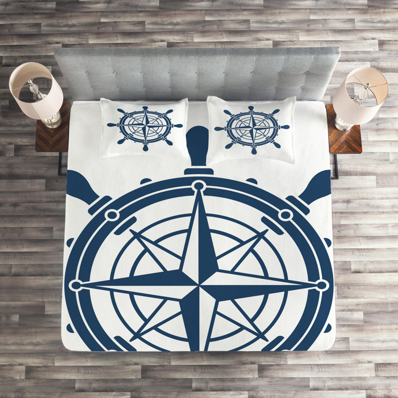 Coastal Polyester Coverlet