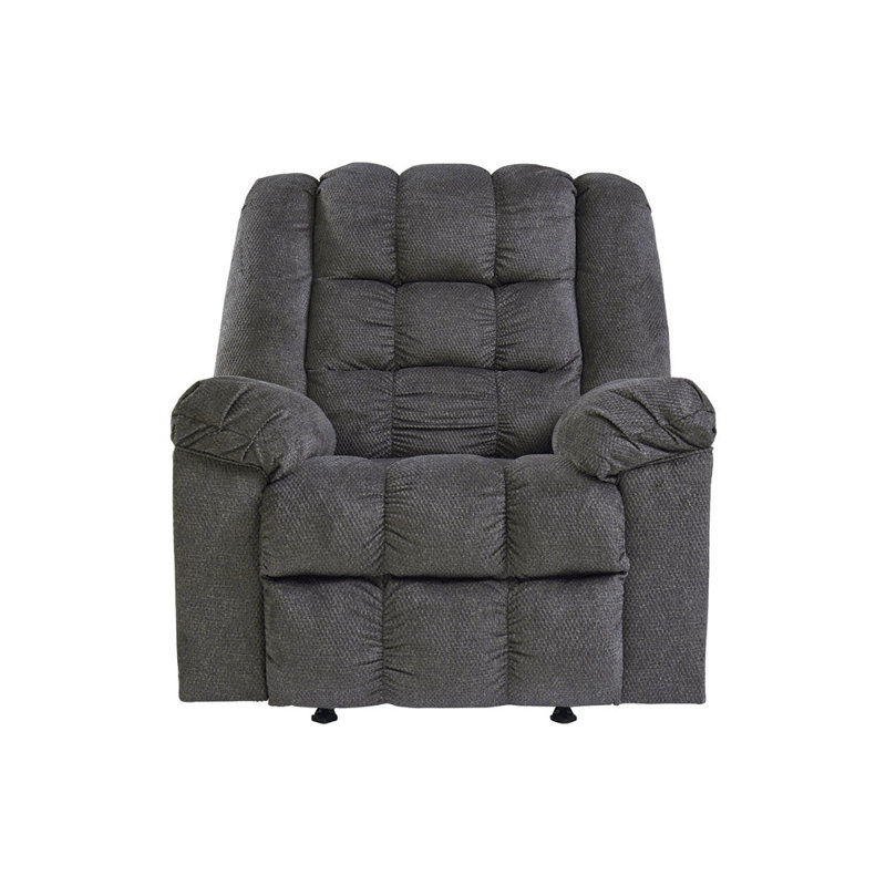 Fauteuil inclinable Vytas, Polyester gris anthracite