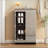 Elegant Mirrored Shoe Storage Cabinet with Modern Design and Practical Features, Perfect for Organized and Stylish Living Spaces
