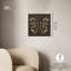 Art mural papillon doré élégant par Art Remedy-102542674-102542678