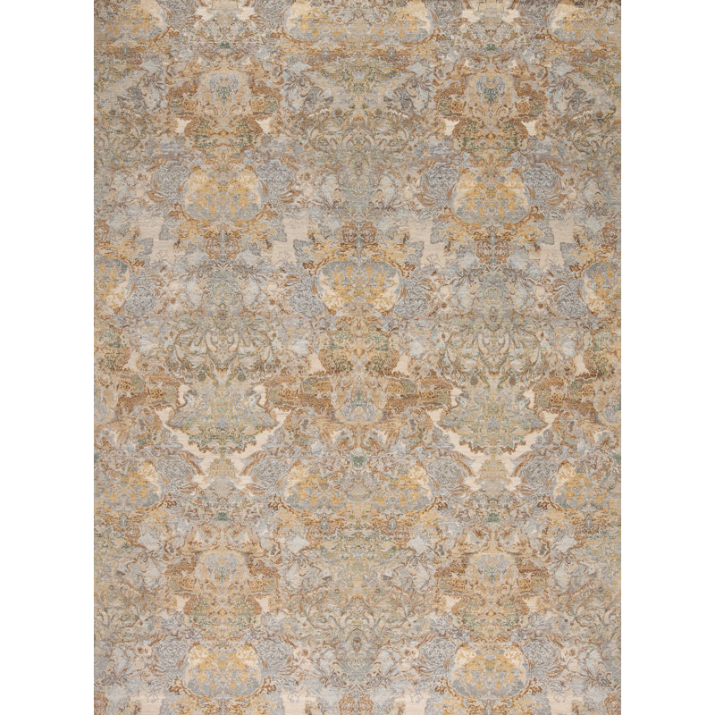 Serendipity Hand Knotted Wool Area Rug, Rectangle 8' x 10'