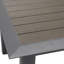 Kalem Rectangular Metal Extendable Outdoor Dining Table , 160cm cm W 115cm cm D