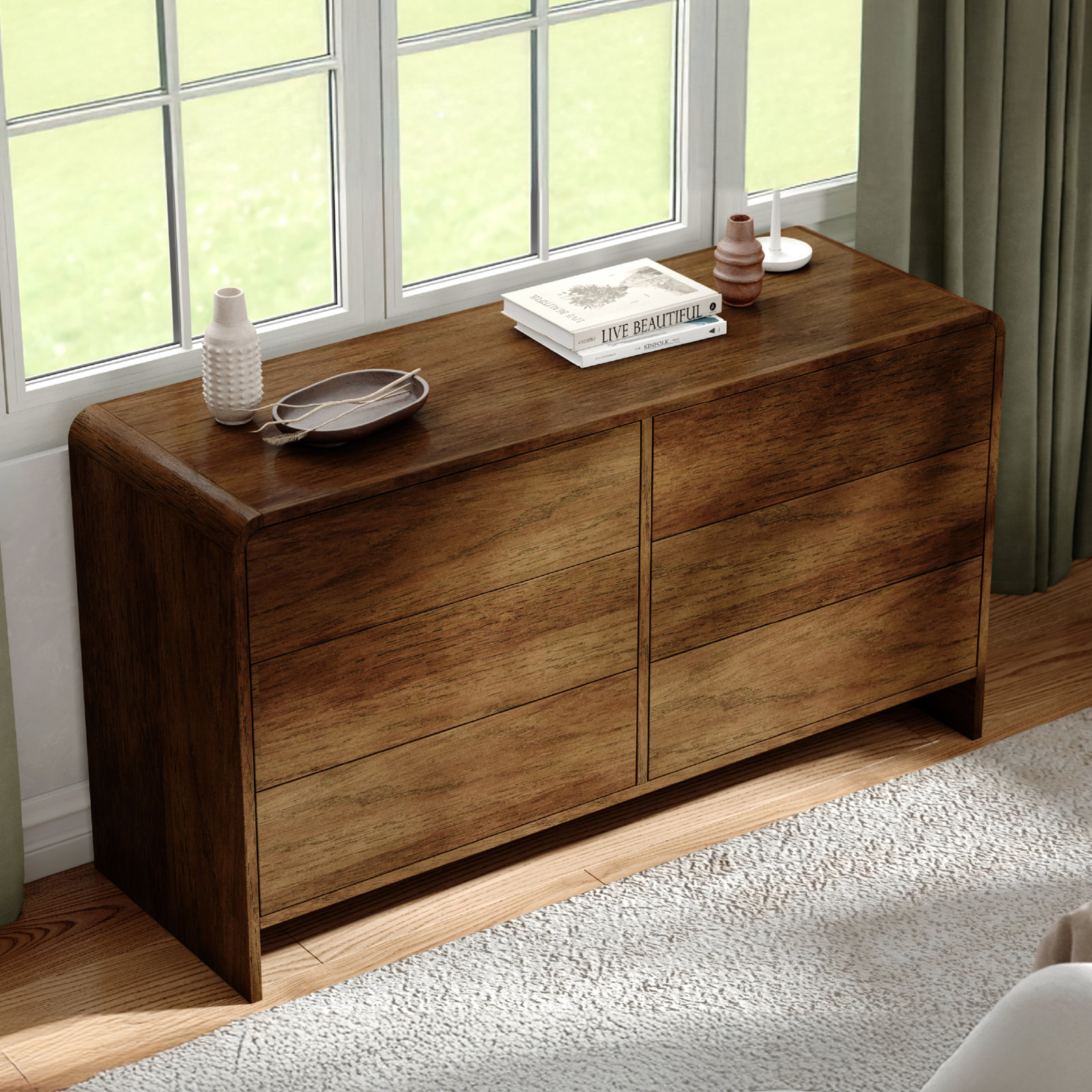 Bharka 6-Drawer Dresser