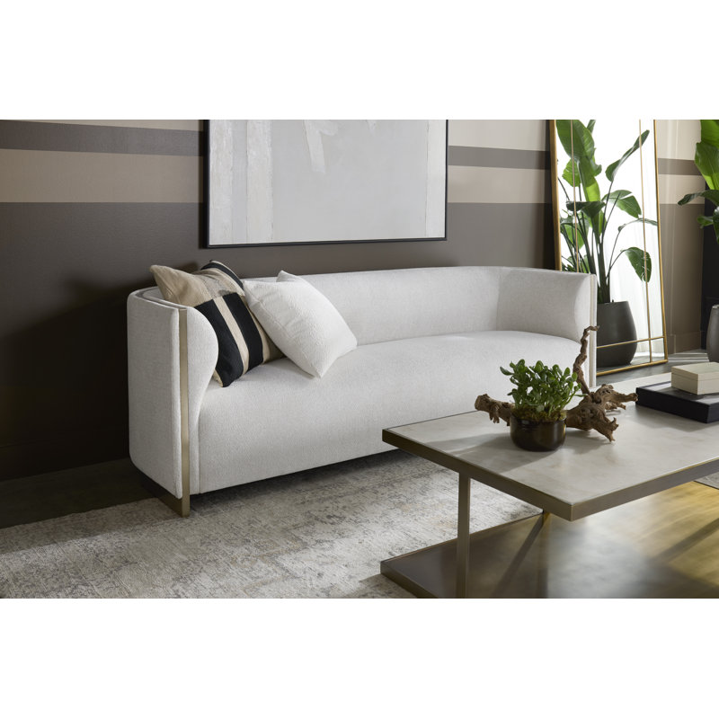 Larron Sofa, Rhea Light Barley Acrylic
