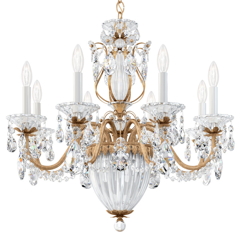 Bagatelle 11 - Light Chandelier, Antique Silver, Spectra Crystal Clear