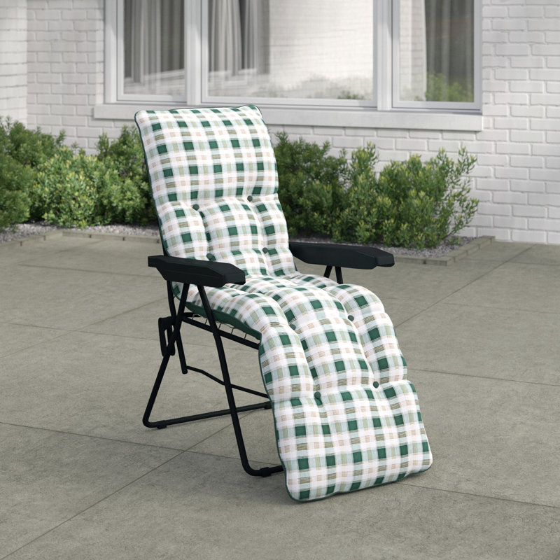 Sera 67cm Long Reclining Single Chaise with Cushions, Pavia