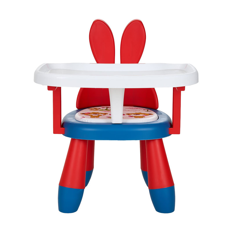 Lightweight Portable Baby Feeding Chair Highchair with Tray